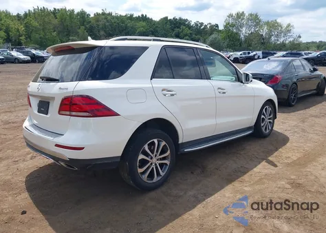 2017 Mercedes-Benz Gle 350 4Matic из США, поврежденный, VIN 4JGDA5HB2HA893159